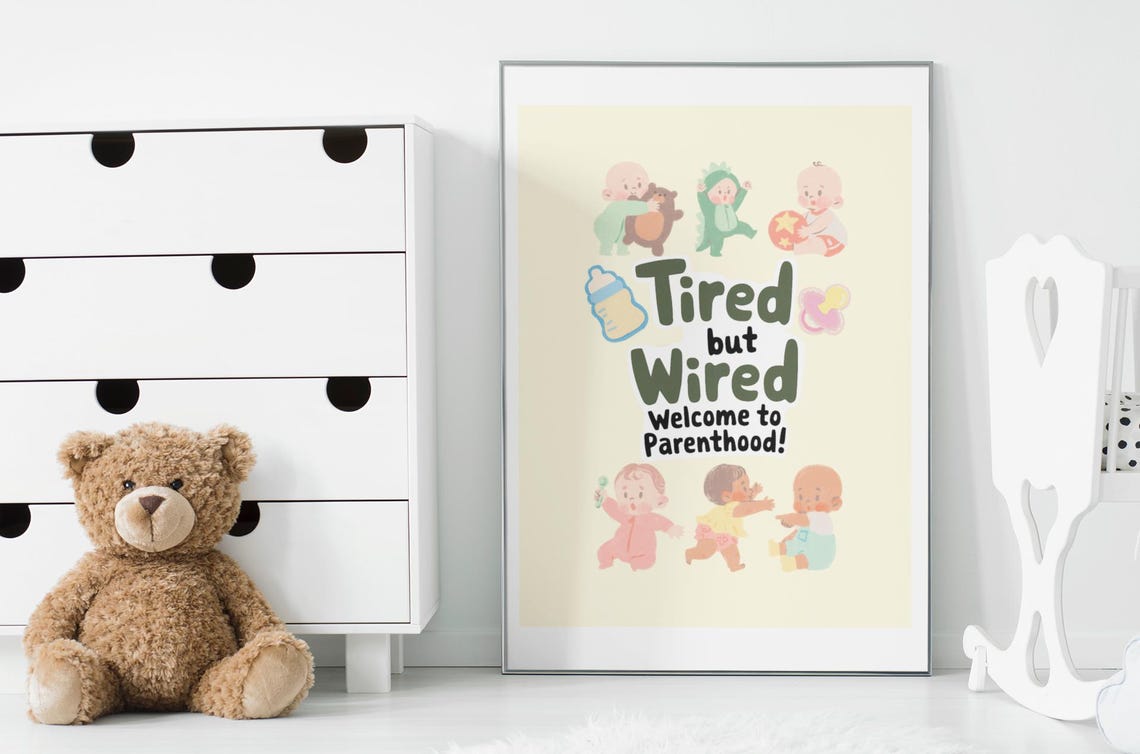 Funny Nursery Artwork, Baby Shower Gift - Image 2