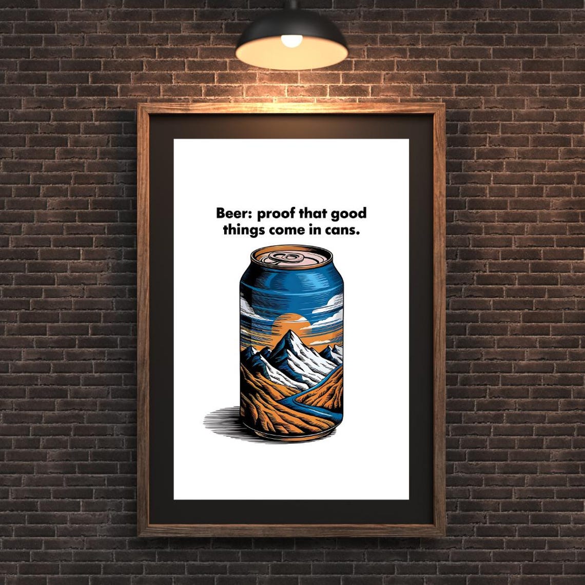 Beer Humor Poster, Beer Lovers Bar Gift - Image 3