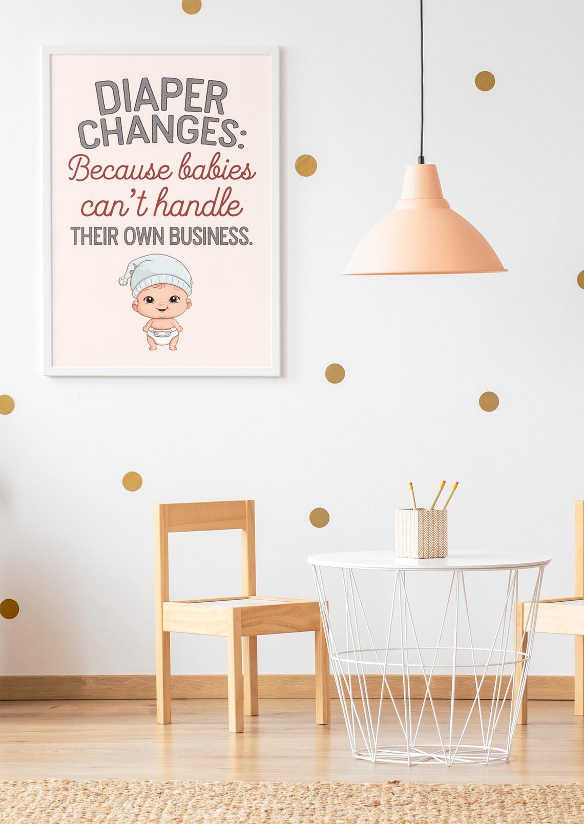 Funny Baby Nursery Decor, Humorous Nursery Art - Image 5
