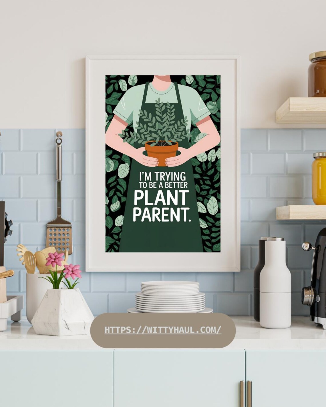 Vegan Poster, Environmental Wall Art Print - Image 6