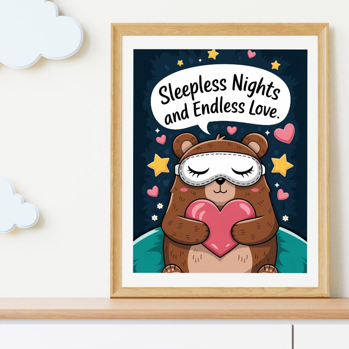 Baby Nursery Funny Room Decor, Cute Prints
