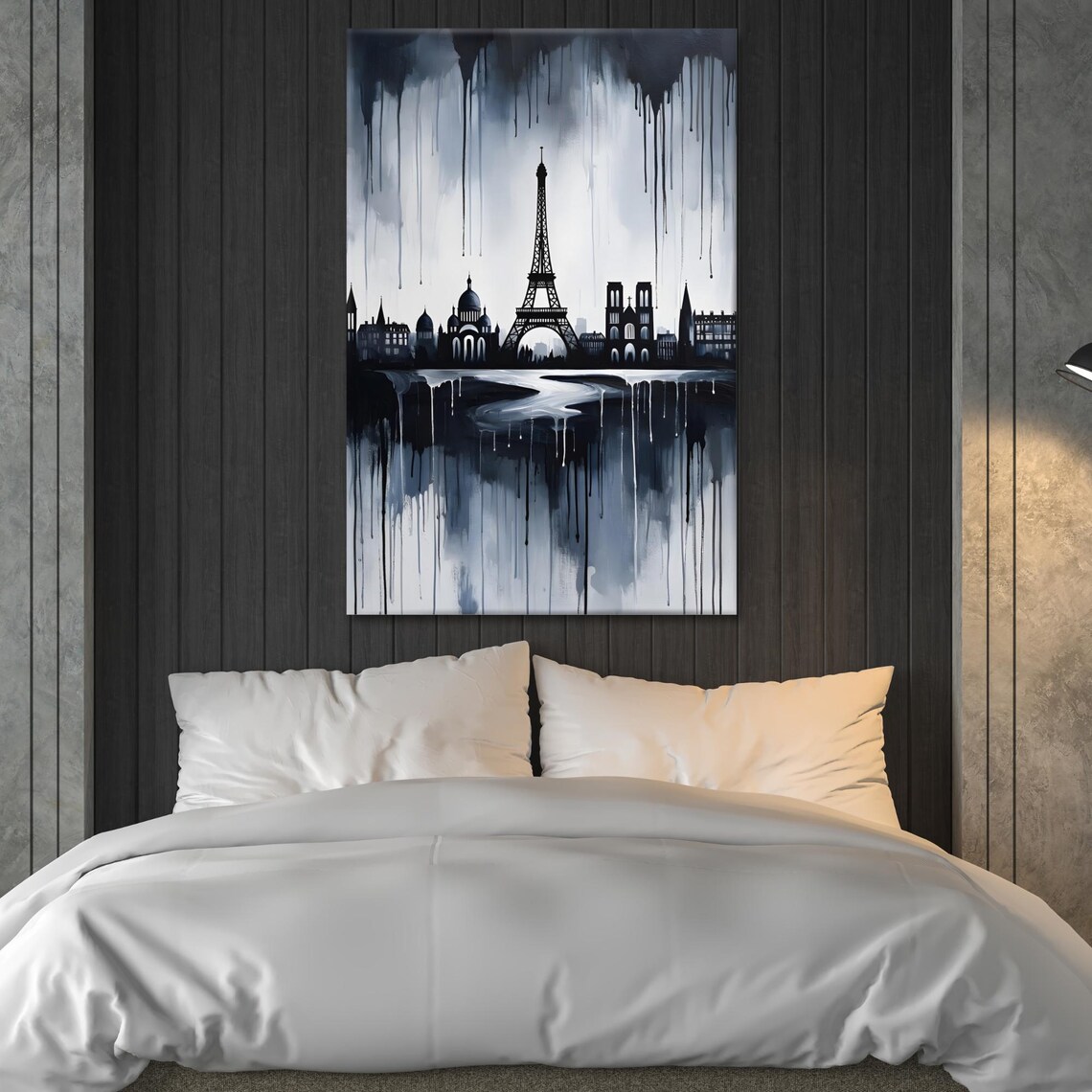 Paris Art Print, Eiffel Tower and Champ De Mars