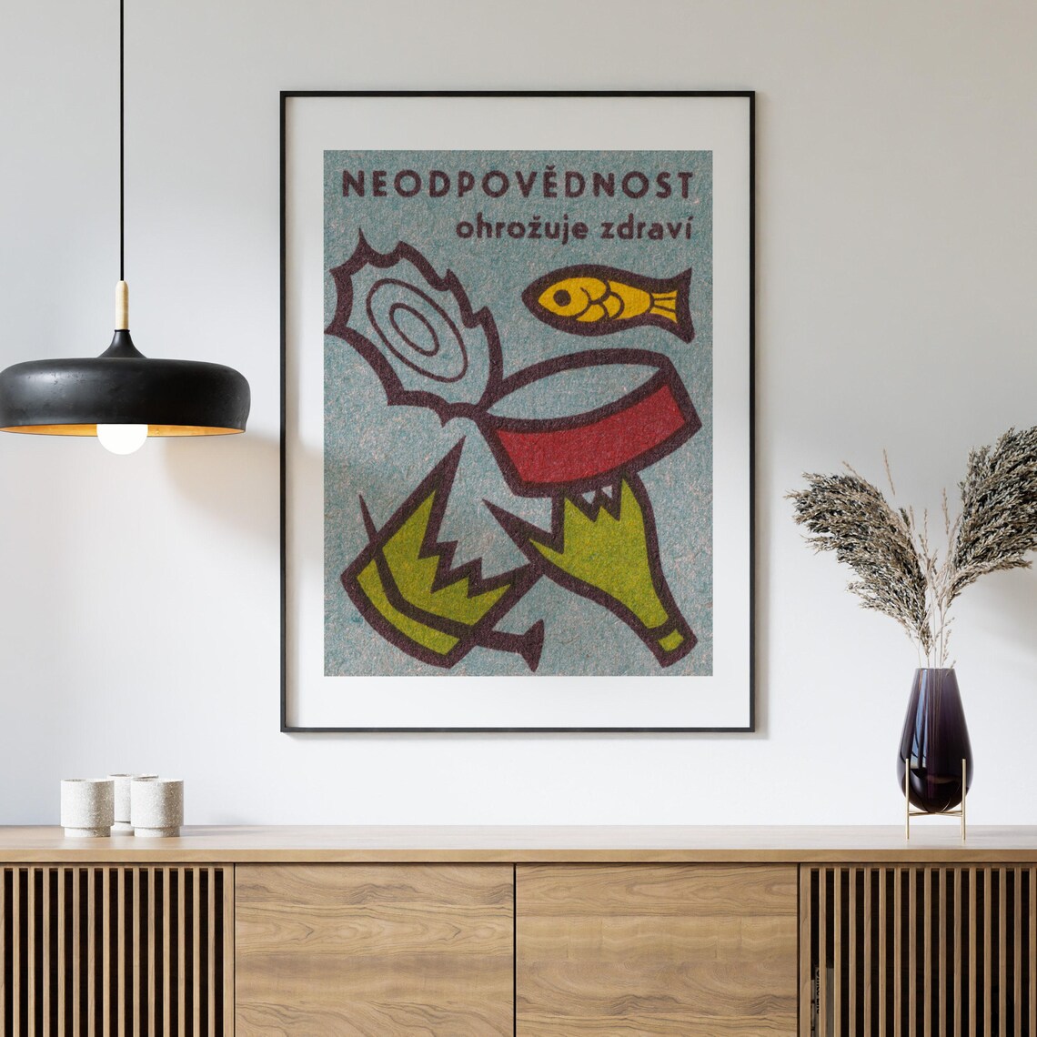 Irresponsibility Endangers Health Vintage Matchbox Poster - Image 4