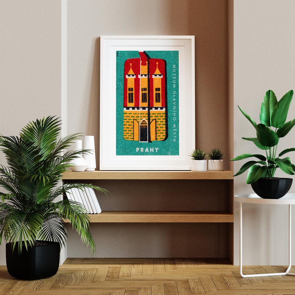 Prahy Castle Vintage Czech Travel Poster - Image 2