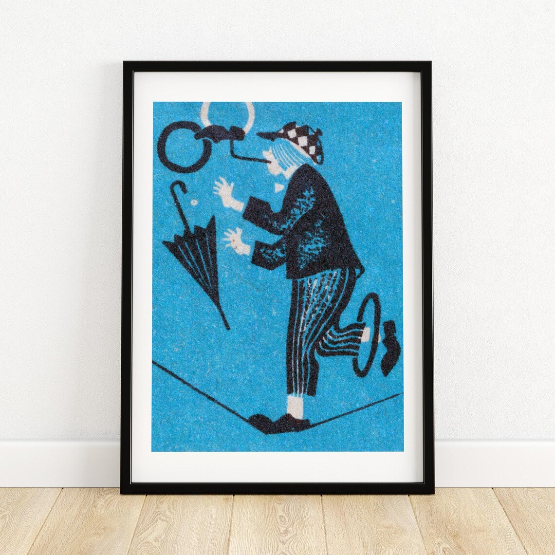 Balancing Act Matchbox Vintage Eastern Europe Art Print