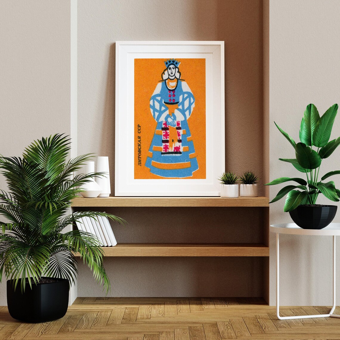 Lithuanian Woman Vintage Eastern Europe Art Print - Image 2
