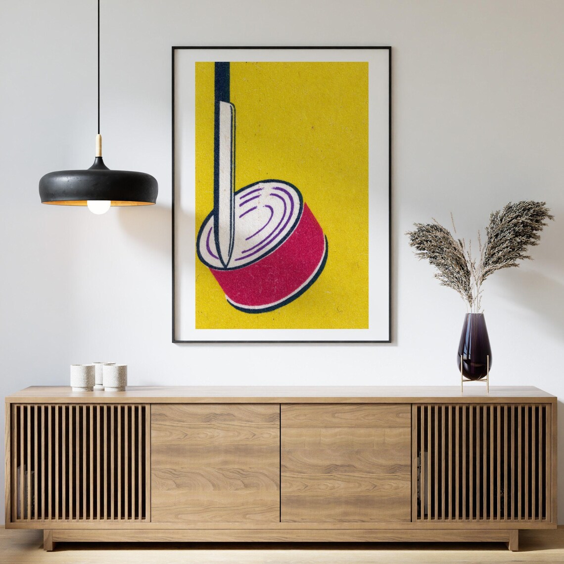 Opening Can With Knife Vintage Eastern Europe Art Print - Image 4