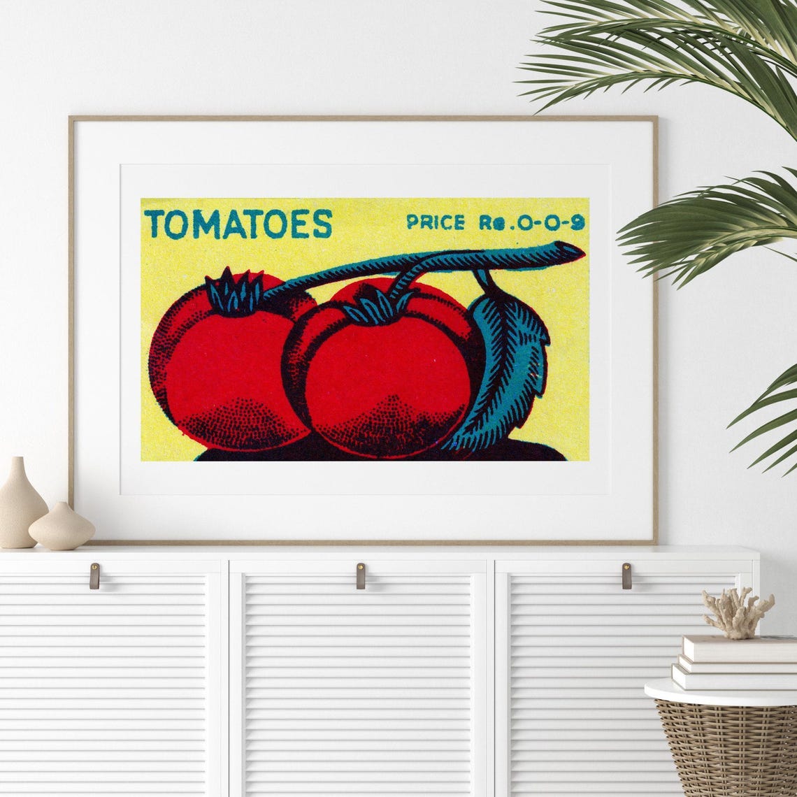 Tomatoes Vintage Kitchen Food Label Red Fruit Artwork Poster - Image 2