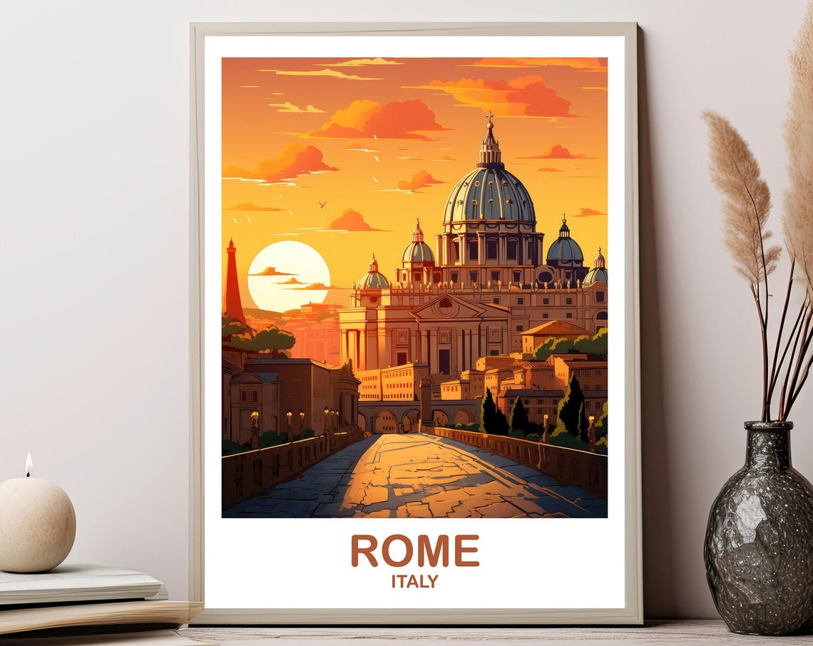 Rome Italy Travel Art Poster Rome Travel Art Italy Poster Rome Travel Wall Art Italy Travel Wall Art T2euitro1