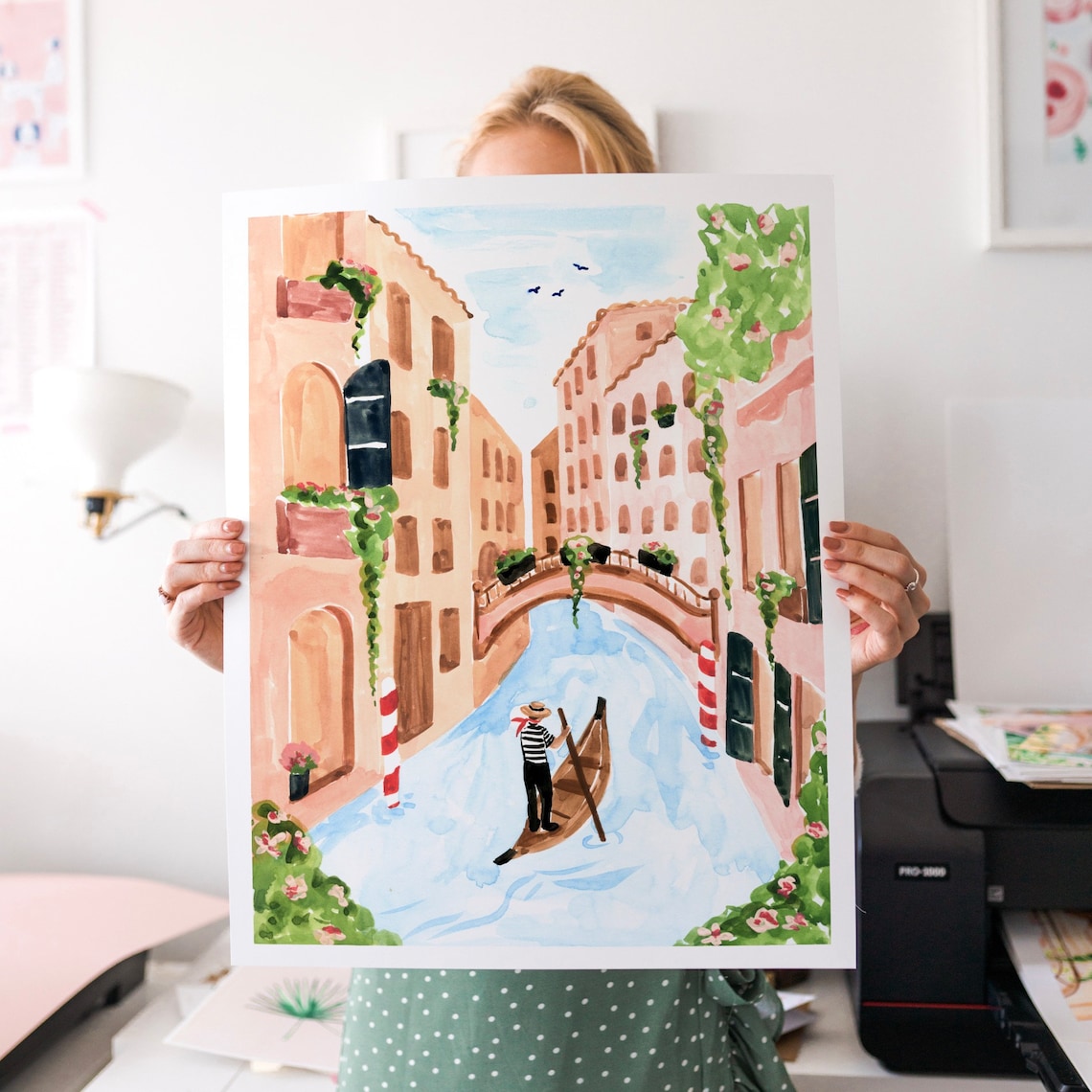 Venice Travel Poster, Italy Wall Art Print - Image 2