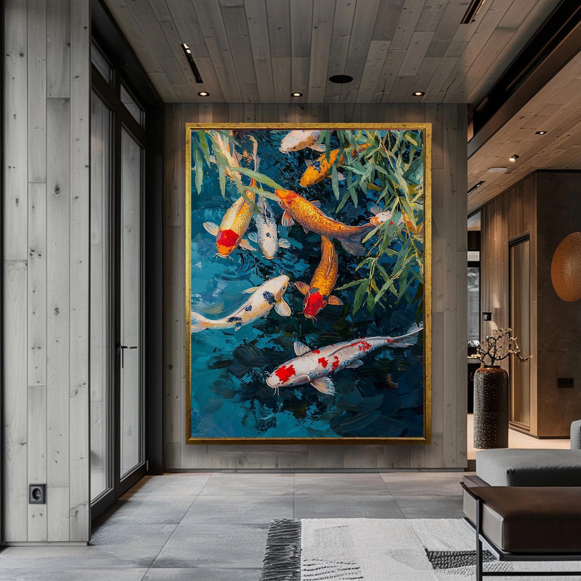 Art Print Fish Decor Wall Art Print Home Decor Office Decor Framed Artwork Large Print Fisher Decor Fish Print Fish - Image 4