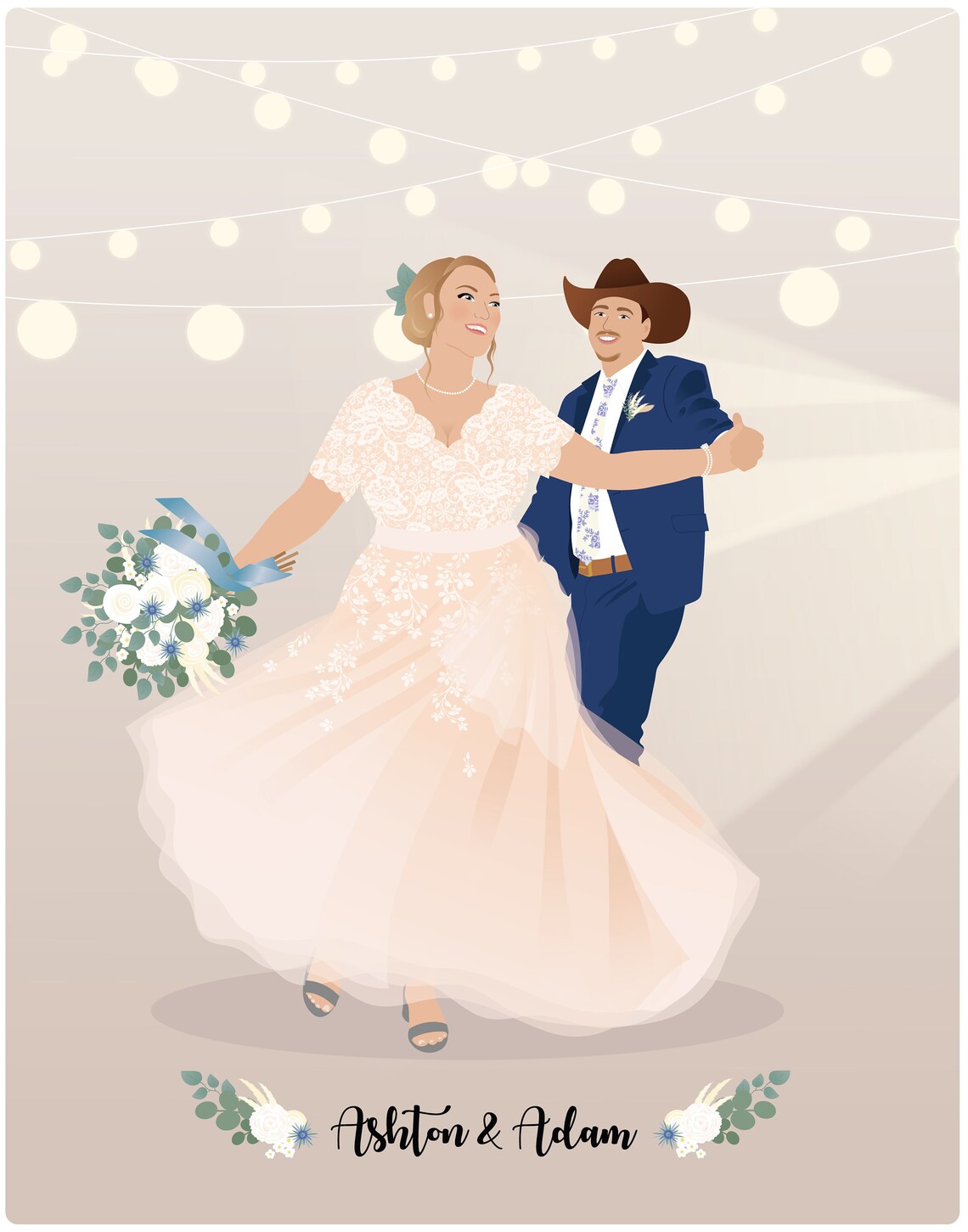 Wedding First Dance Anniversary Portrait