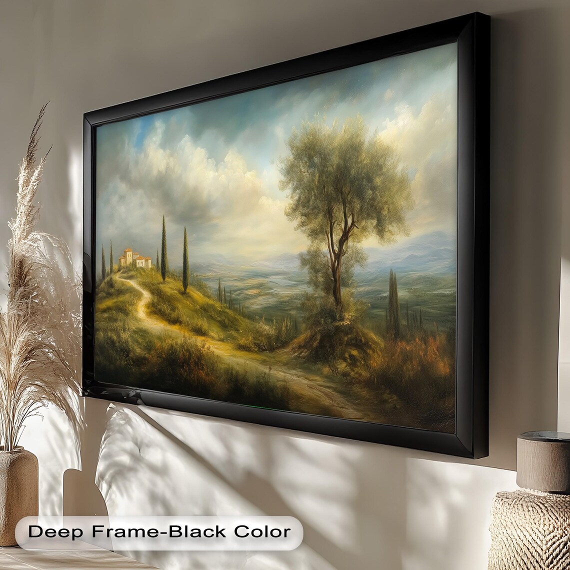Tuscany Landscape, Rustic Countryside Art Print - Image 4