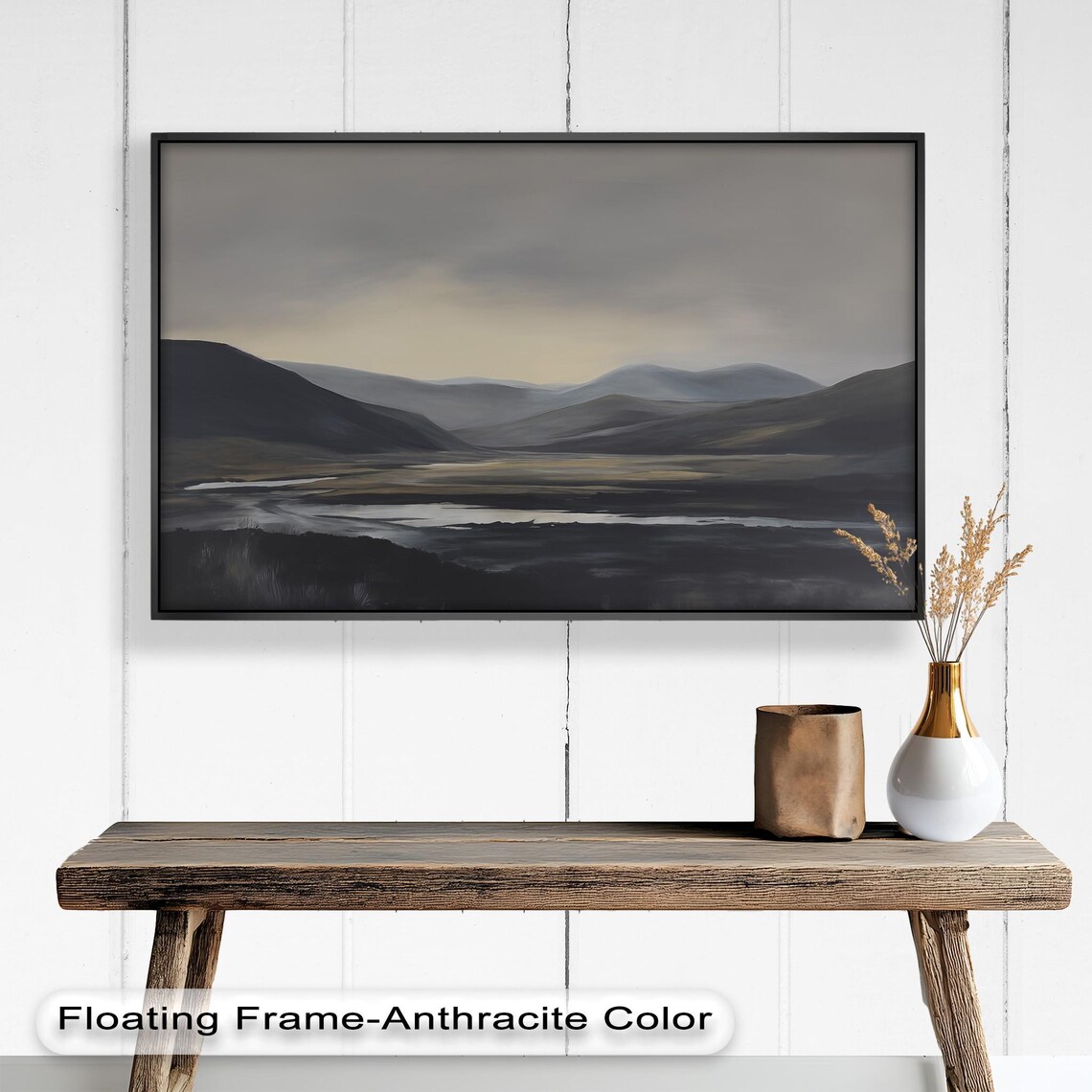 Minimalist Mountain Landscape, Modern Nature Decor - Image 3