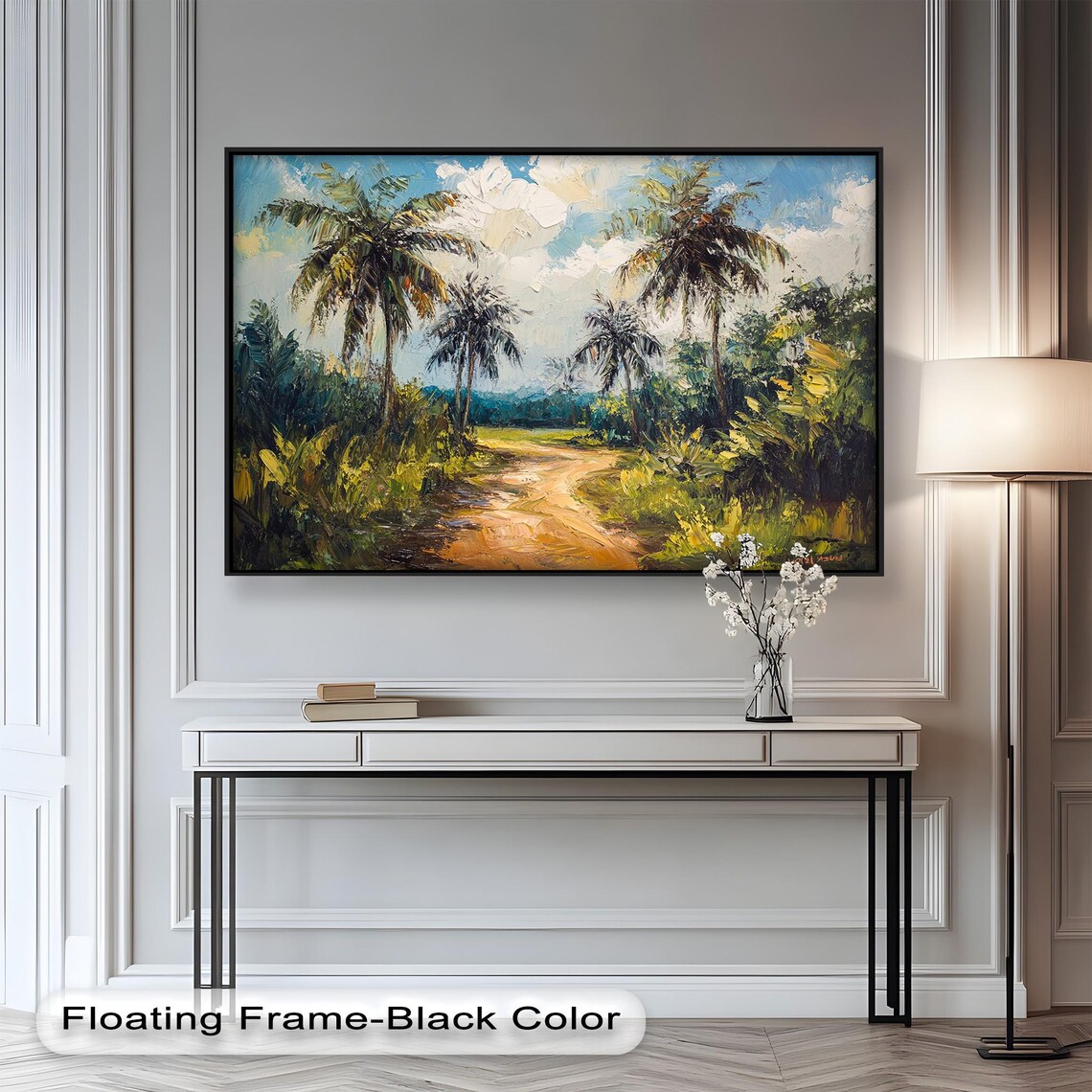 Tropical Landscape, Palm Tree Forest Art Print - Image 3