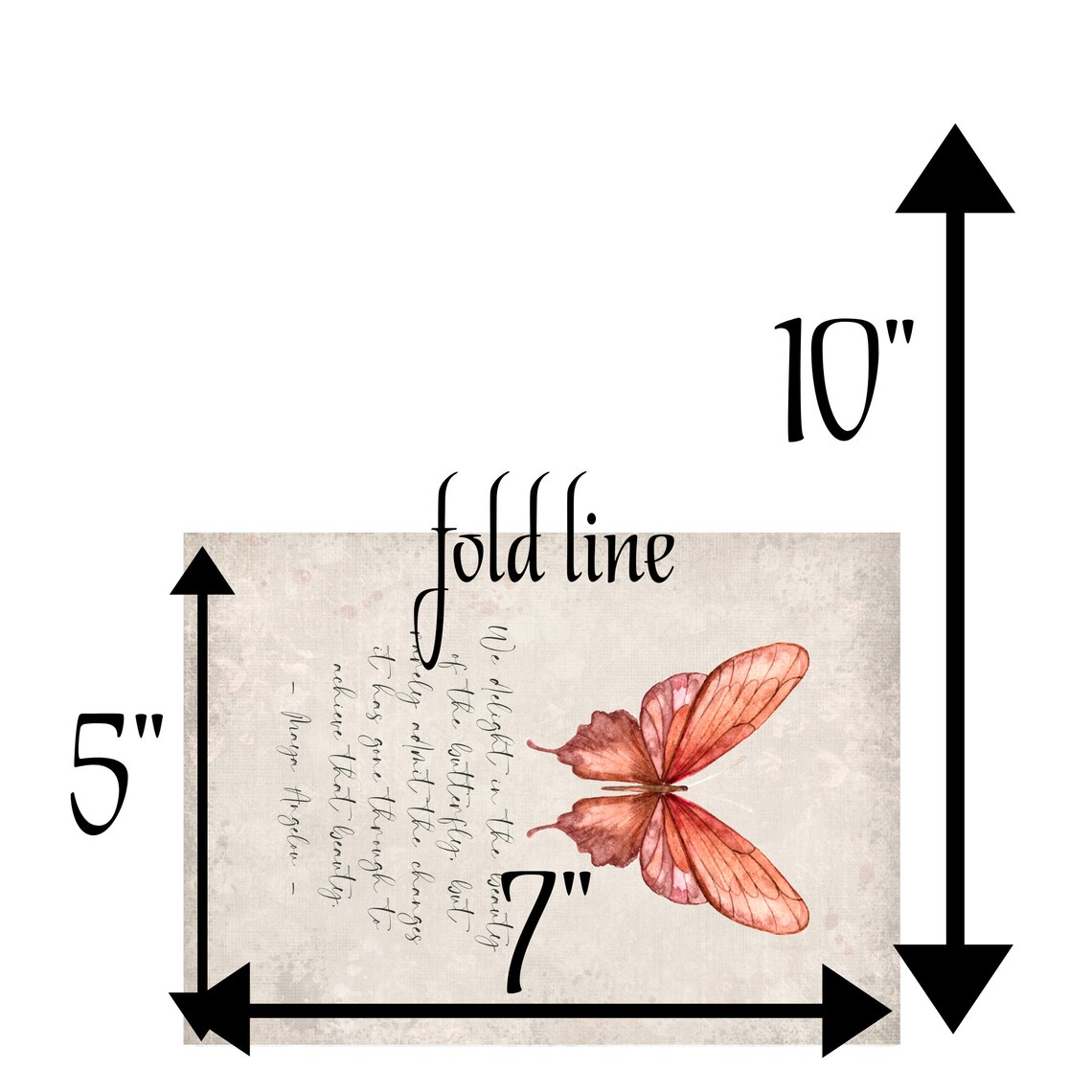 Maya Angelou Quote Art, Butterfly Inspiration - Image 2