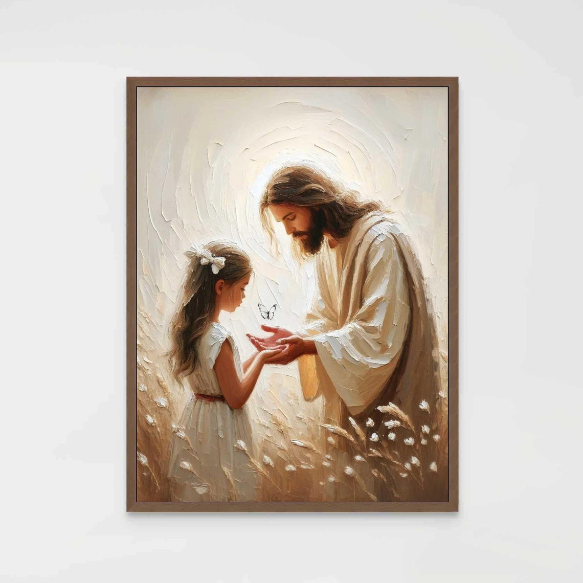 Magic Of Faith Christian Art, Jesus With Girl
