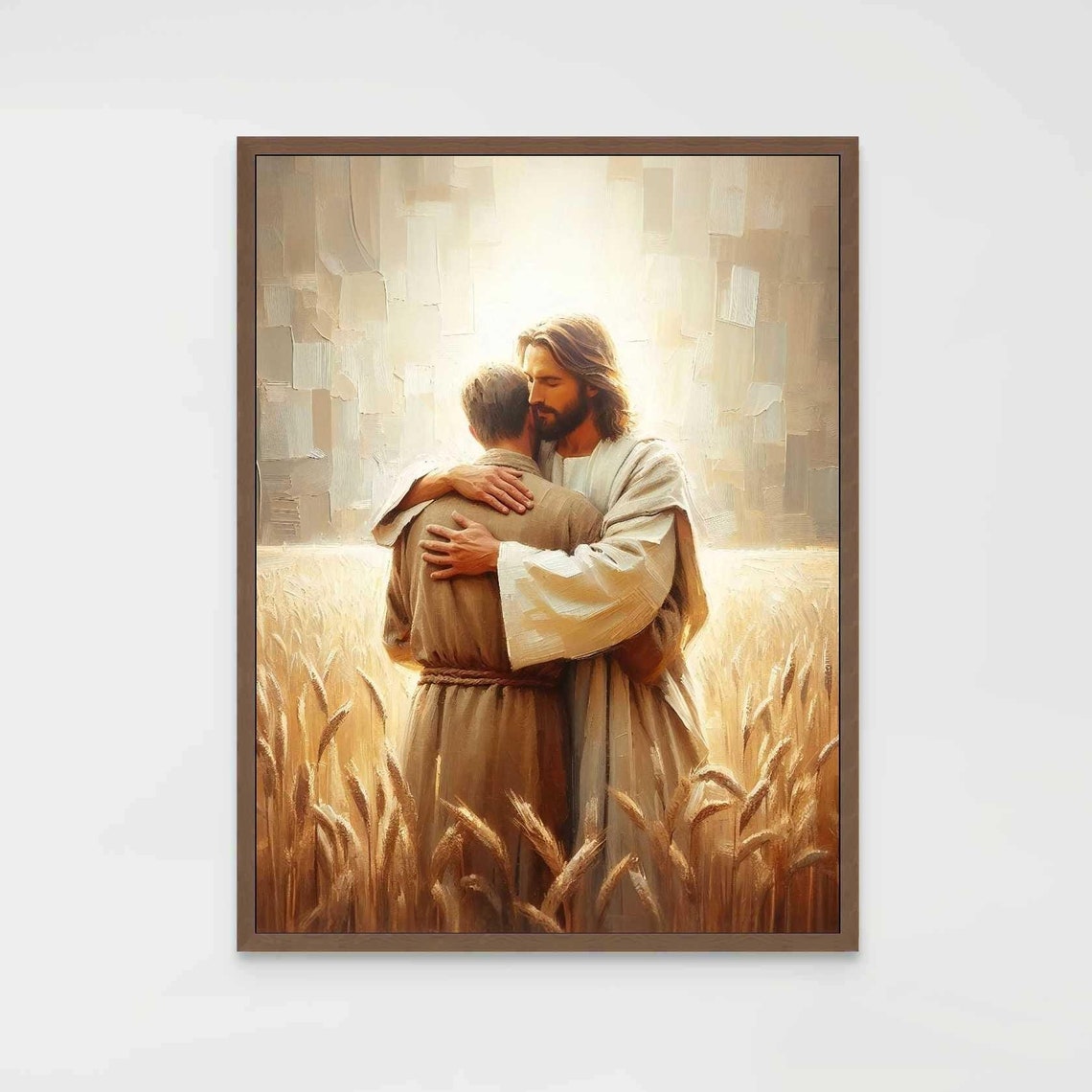 Field Of Faith Christian Wall Art, Jesus Art Print