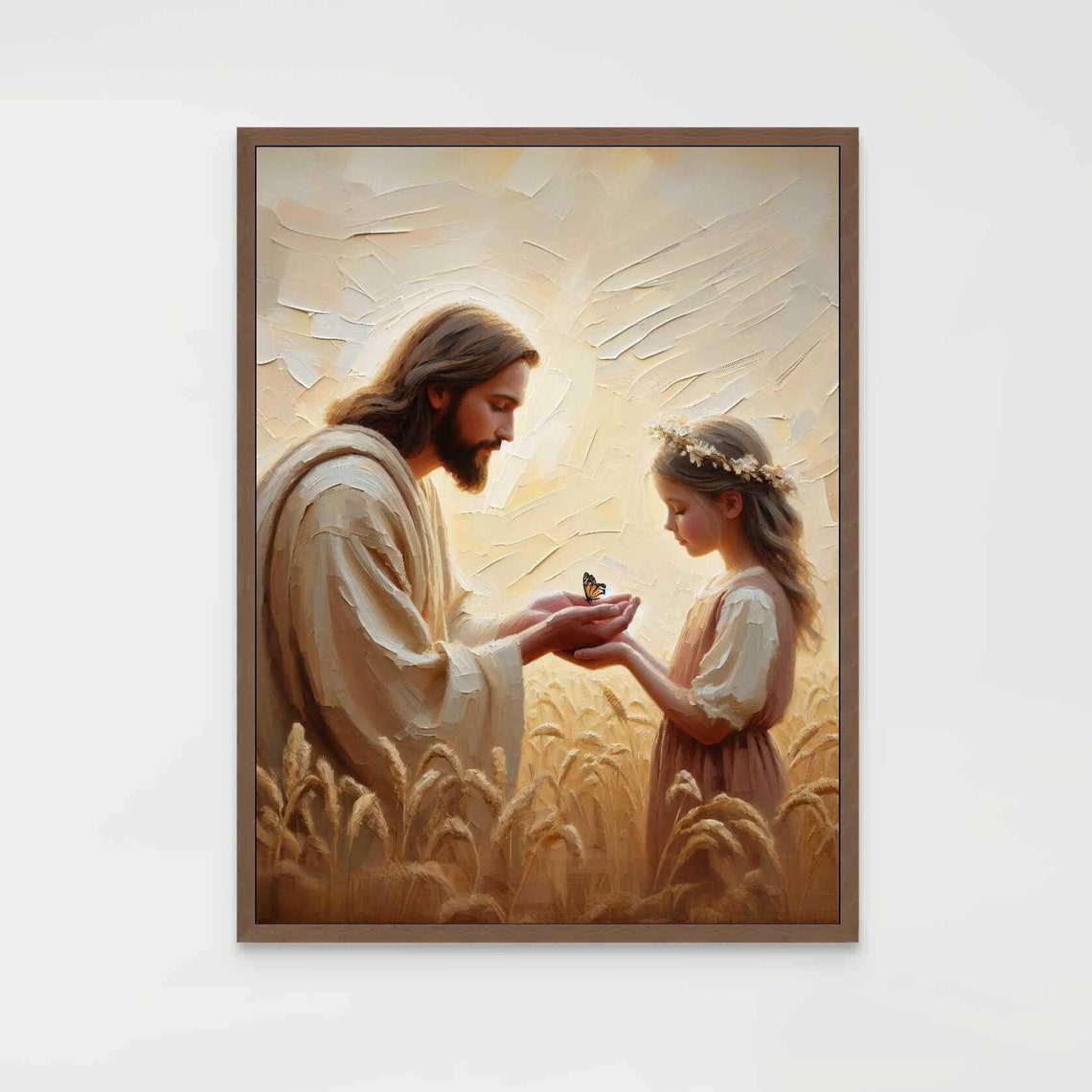 Beauty Of Faith Modern Christian Art, Jesus And Girl
