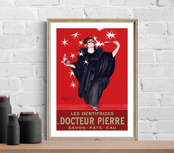 Les Dentifrices Docteur Pierre Vintage Poster By Leonetto Cappiello Poster Paper Or Print Gift Idea
