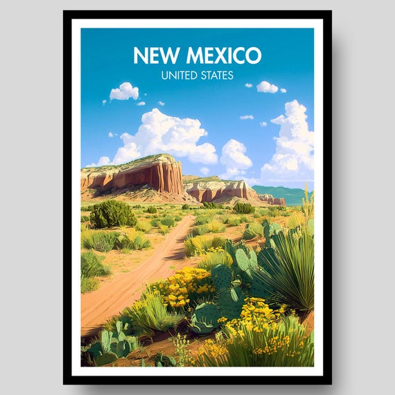 New Mexico Poster Print, Albuquerque