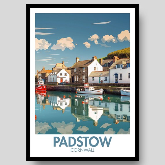 Padstow Print, Cornwall Poster Print