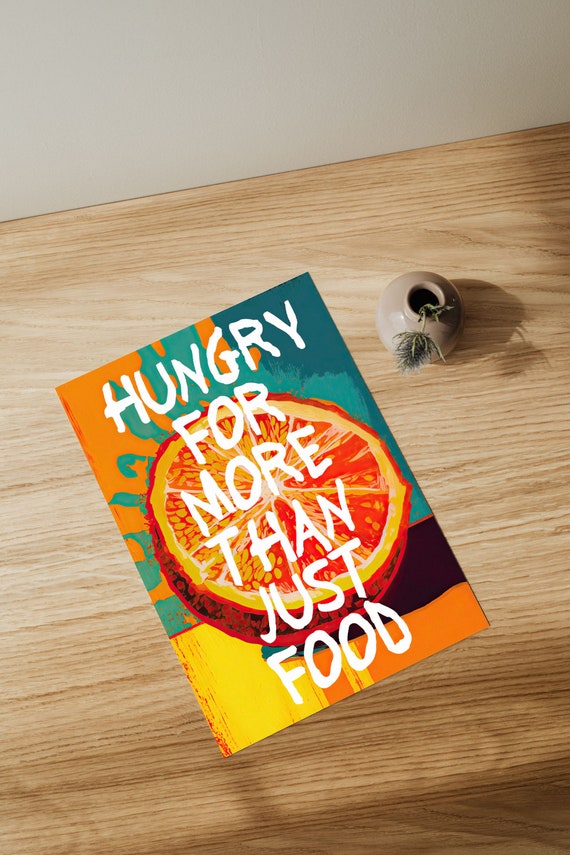 Funny Pun Wall Art Modern Kitchen Decor Motivational Citrus Colorful Lemon Orange Illustration Pop Poster