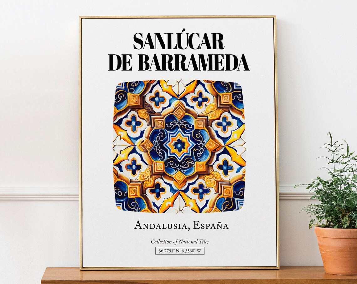 Sanlcar De Barrameda Andalusia Spain Travel Poster