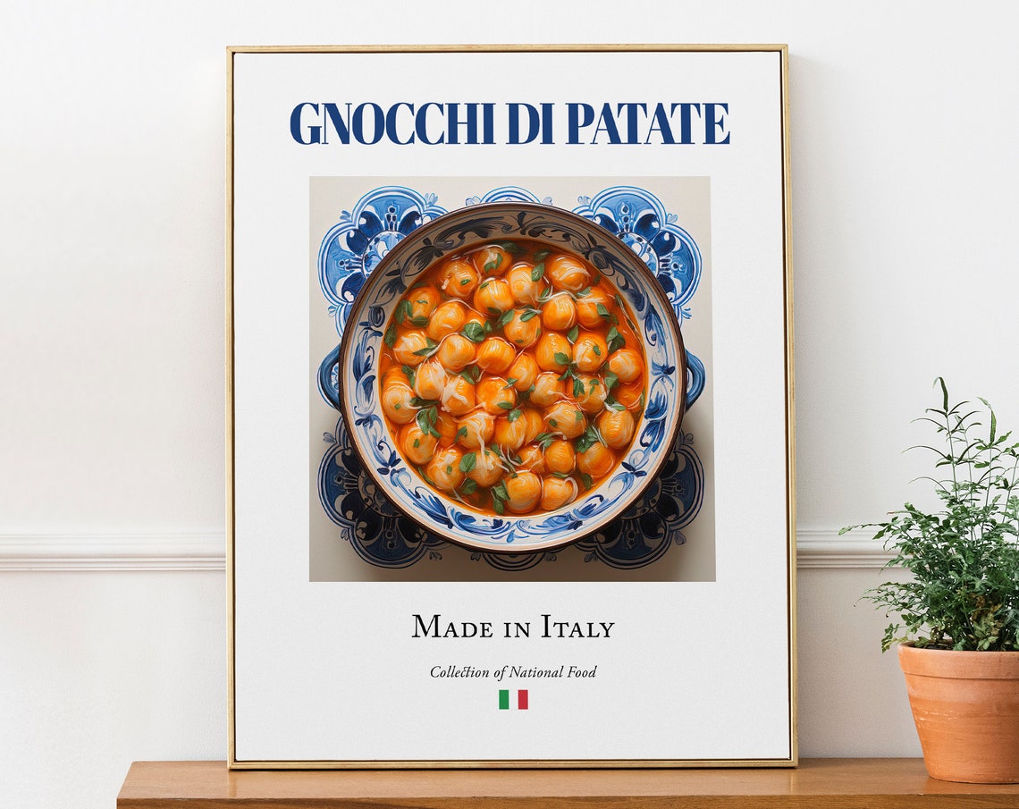 Gnocchi Di Patate, Traditional Italian Food Art Print