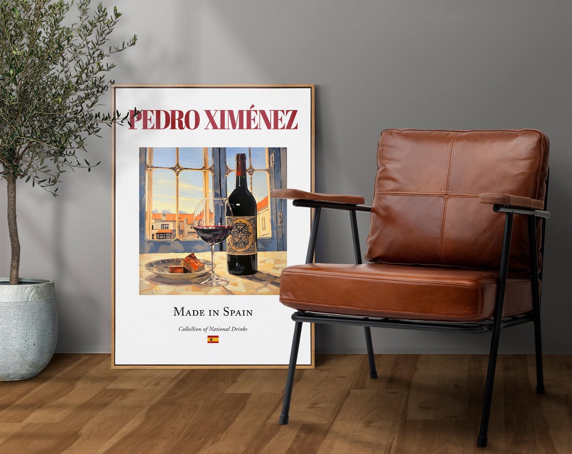 Pedro Ximenez On Maiolica Tile, Jerez Drink Poster - Image 4