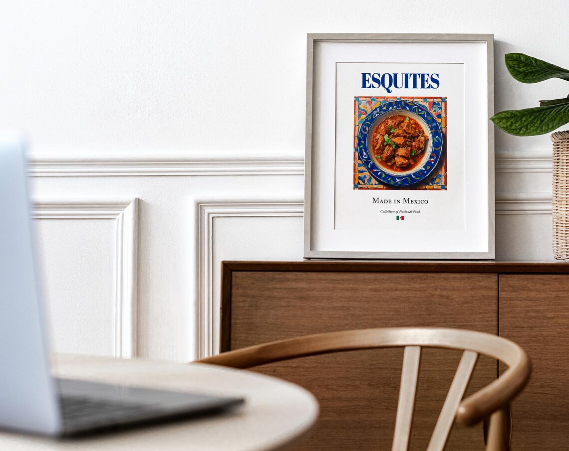 Esquites Traditional Mexican Cuisine Kitchen Art - Image 3