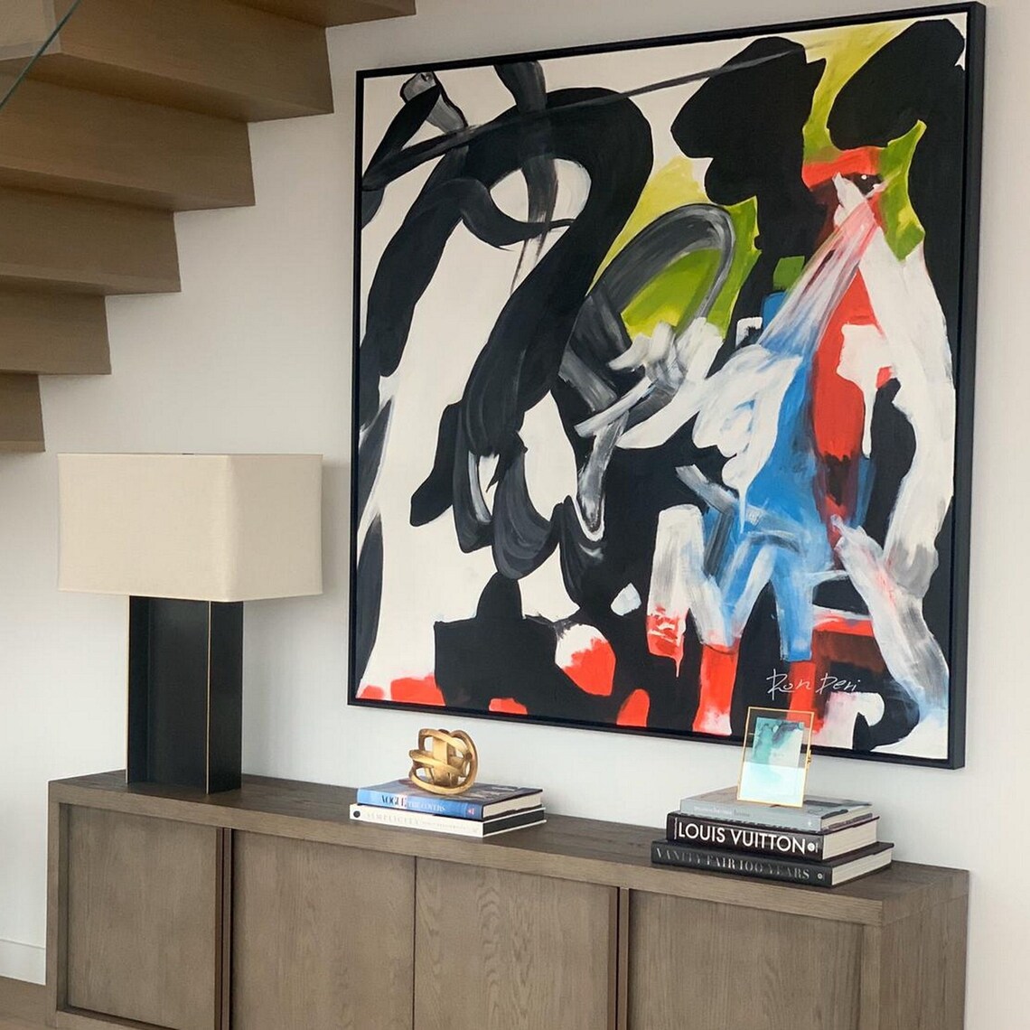 Ron Deri Abstract Graffiti Art, Contemporary Art Print