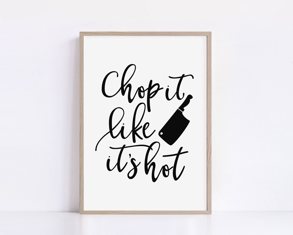 Funny Kitchen Sign Kitchen Art Print Print Printable Kitchen Wall Art Typography Quote Poster Kitchen Wall Decor Gift For Chef - Image 2