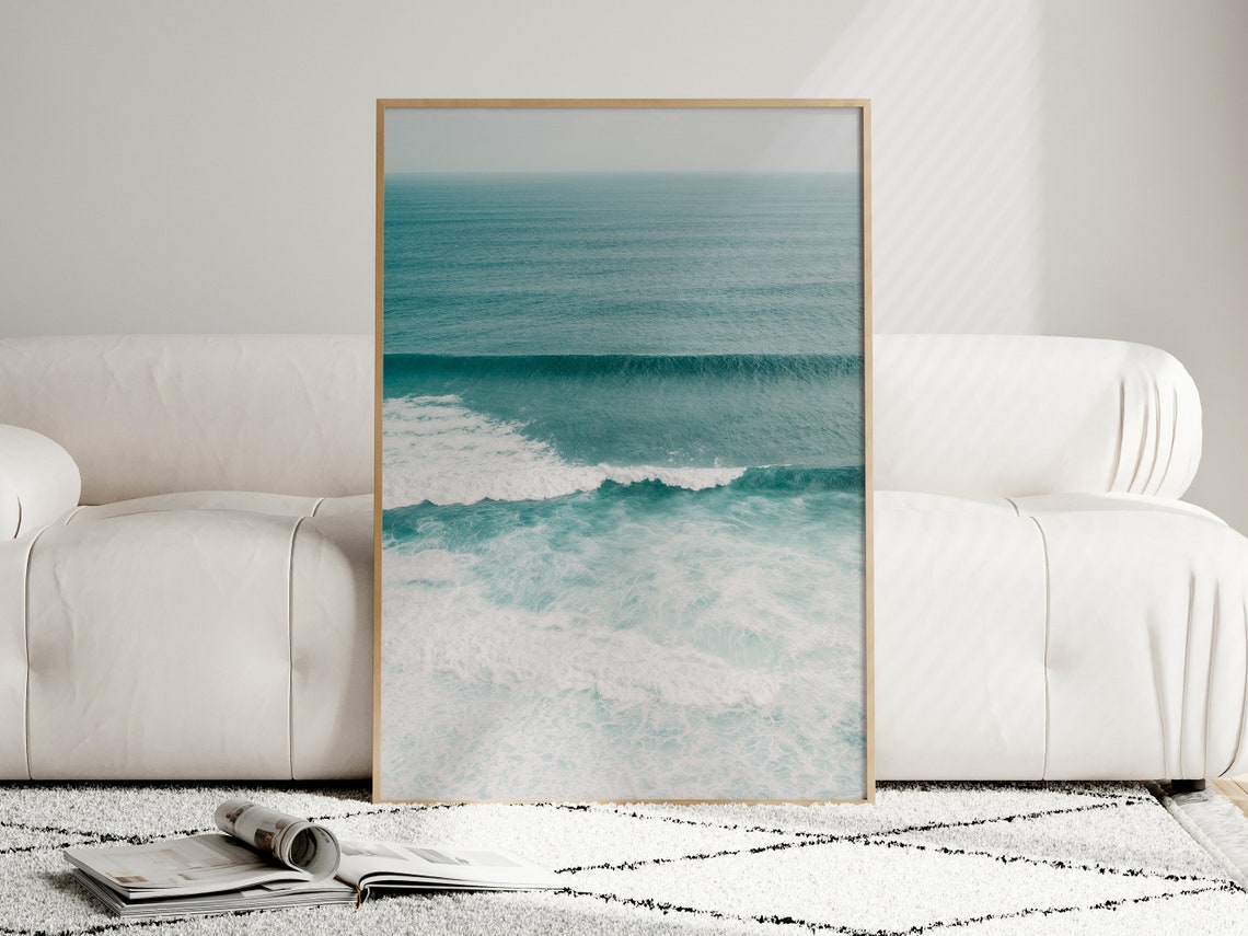 Bali Uluwatu Vintage Beach Art Print - Image 4