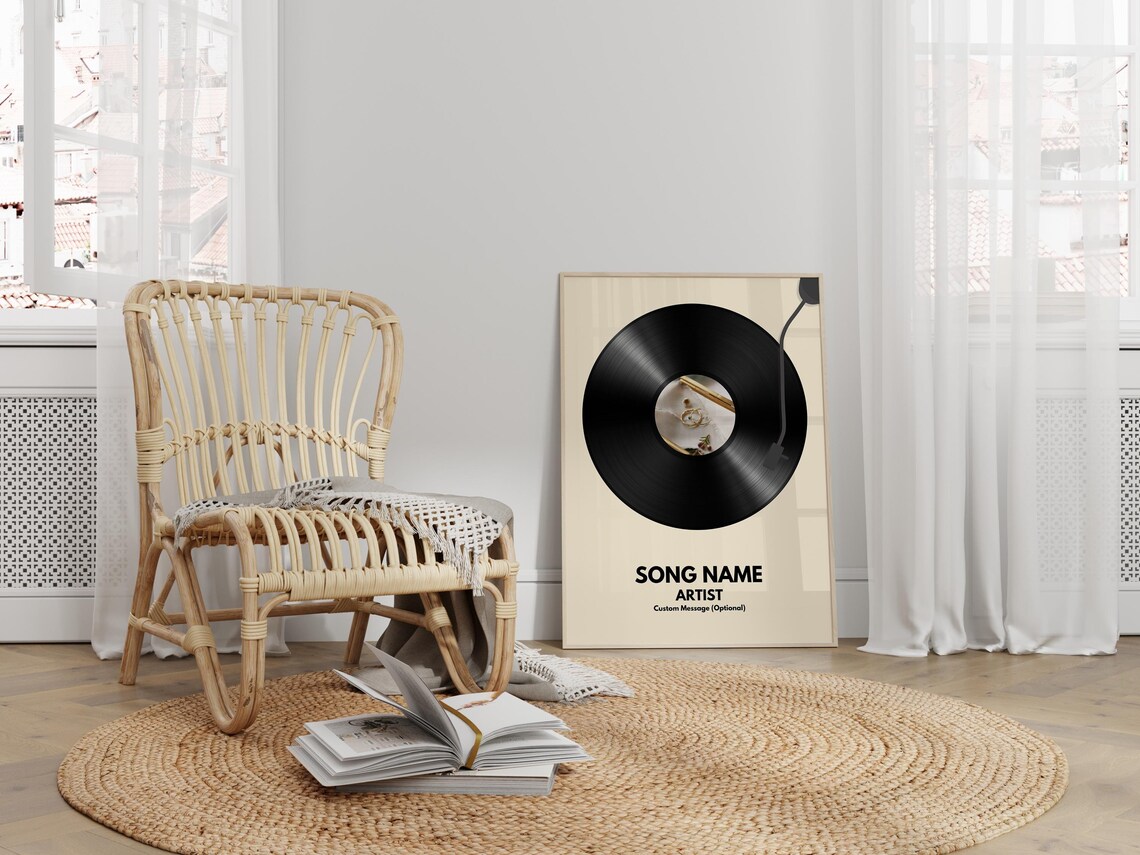 Custom Song Lyrics Print, Personalized Music Gift - Image 3