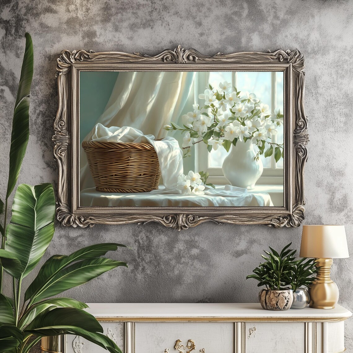 Laundry Room Vintage Oil Painting, Farmhouse Art Print - Image 2