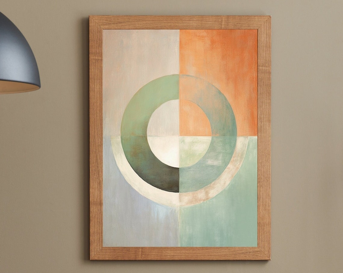 Sage Green Lavender Boho Art Print