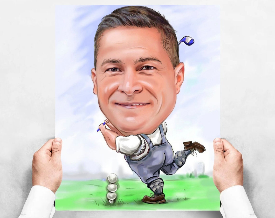 Custom Nurse Retirement Caricature Portrait From Photo Poster - Image 5