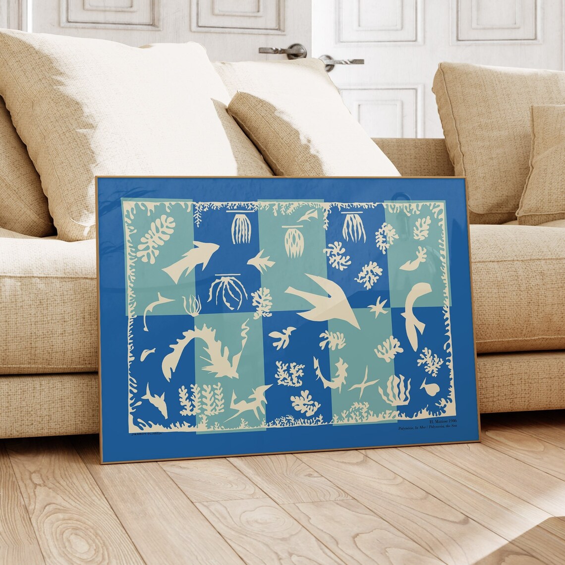 Matisse Polynesia The Sea, Mid-Century Modern Art Print