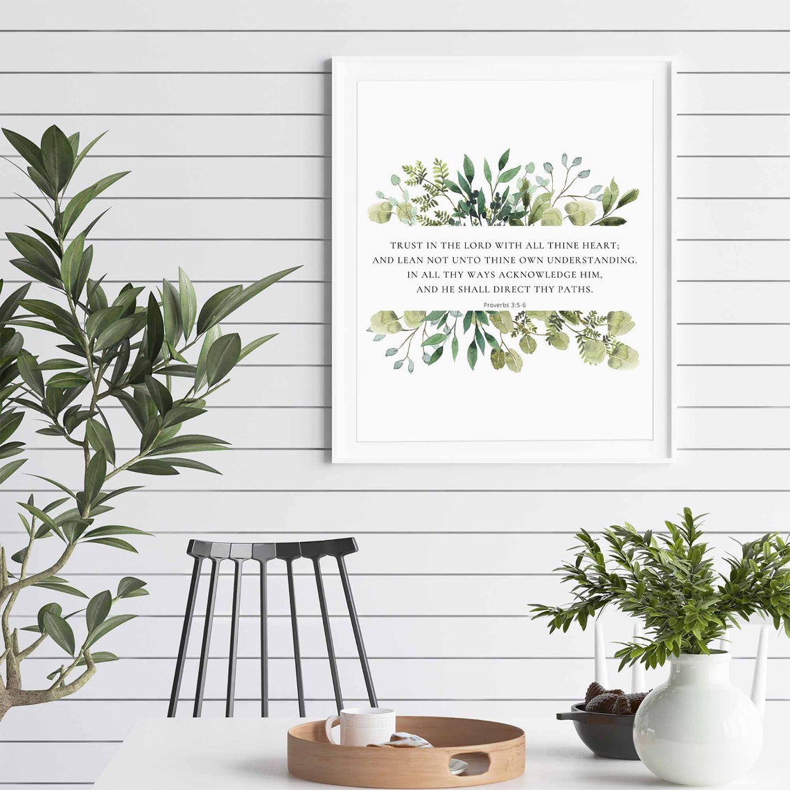 Proverbs 35 6 Christian Scripture Art Print - Image 2