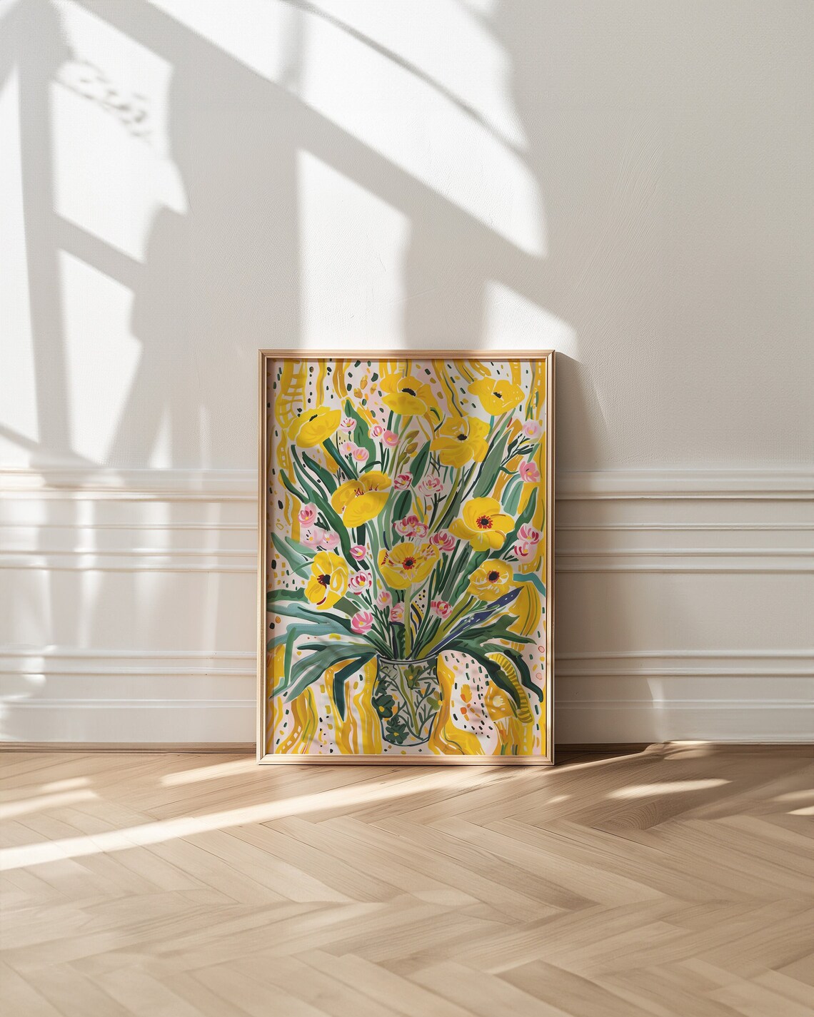 Matisse Flowers Maximalist Decor Art Print