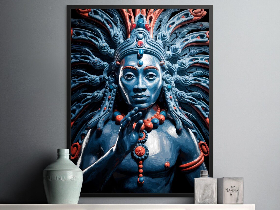 Orisha Wall Art, Cuban Santeria Spiritual Art - Image 2