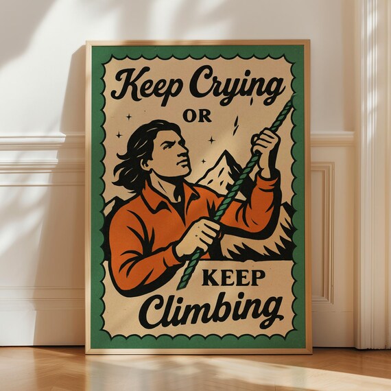 Motivational Poster Pop Art Transformation Empowering Inspirational Retro Mental Health Therapist Office Decor