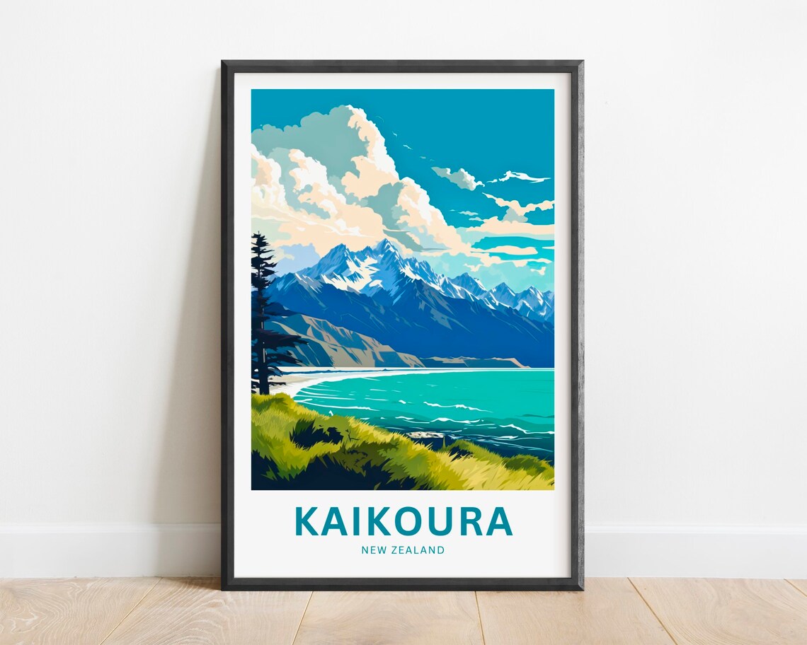 Kaikoura New Zealand Wall Art Print