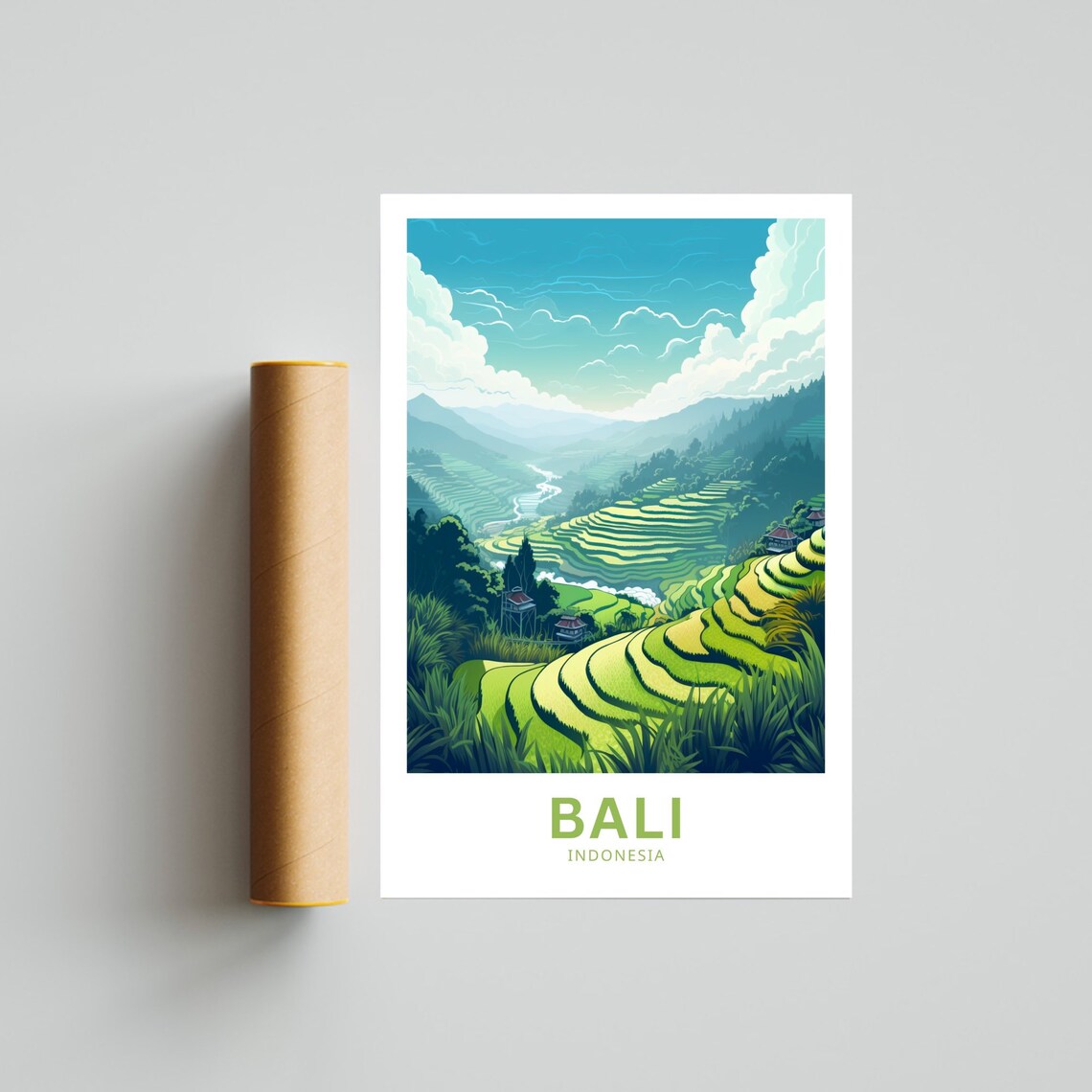 Bali Indonesia Gift Travel Poster - Image 4