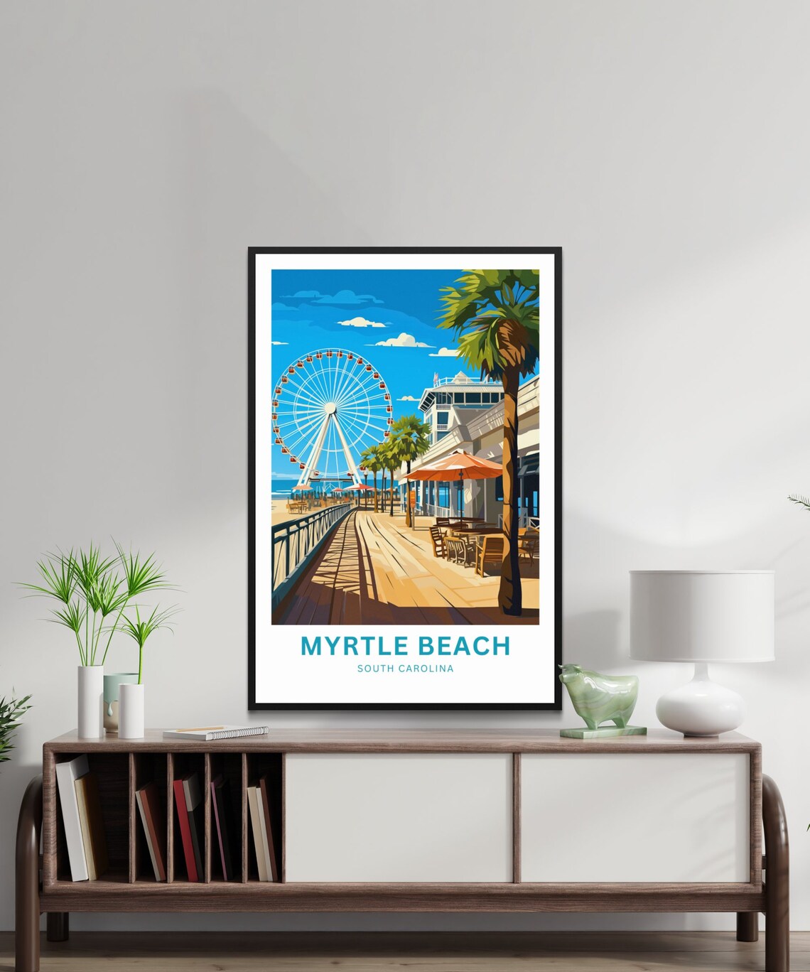 Myrtle Beach South Carolina Present Travel Poster - Image 2