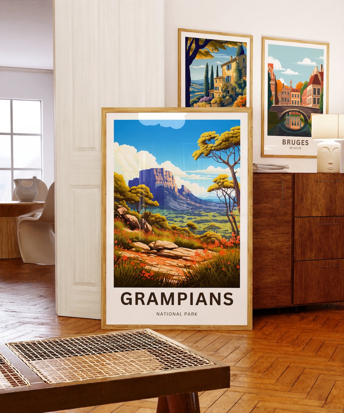 Grampians National Park Mesa Wildflowers Eucalyptus Travel Poster - Image 5