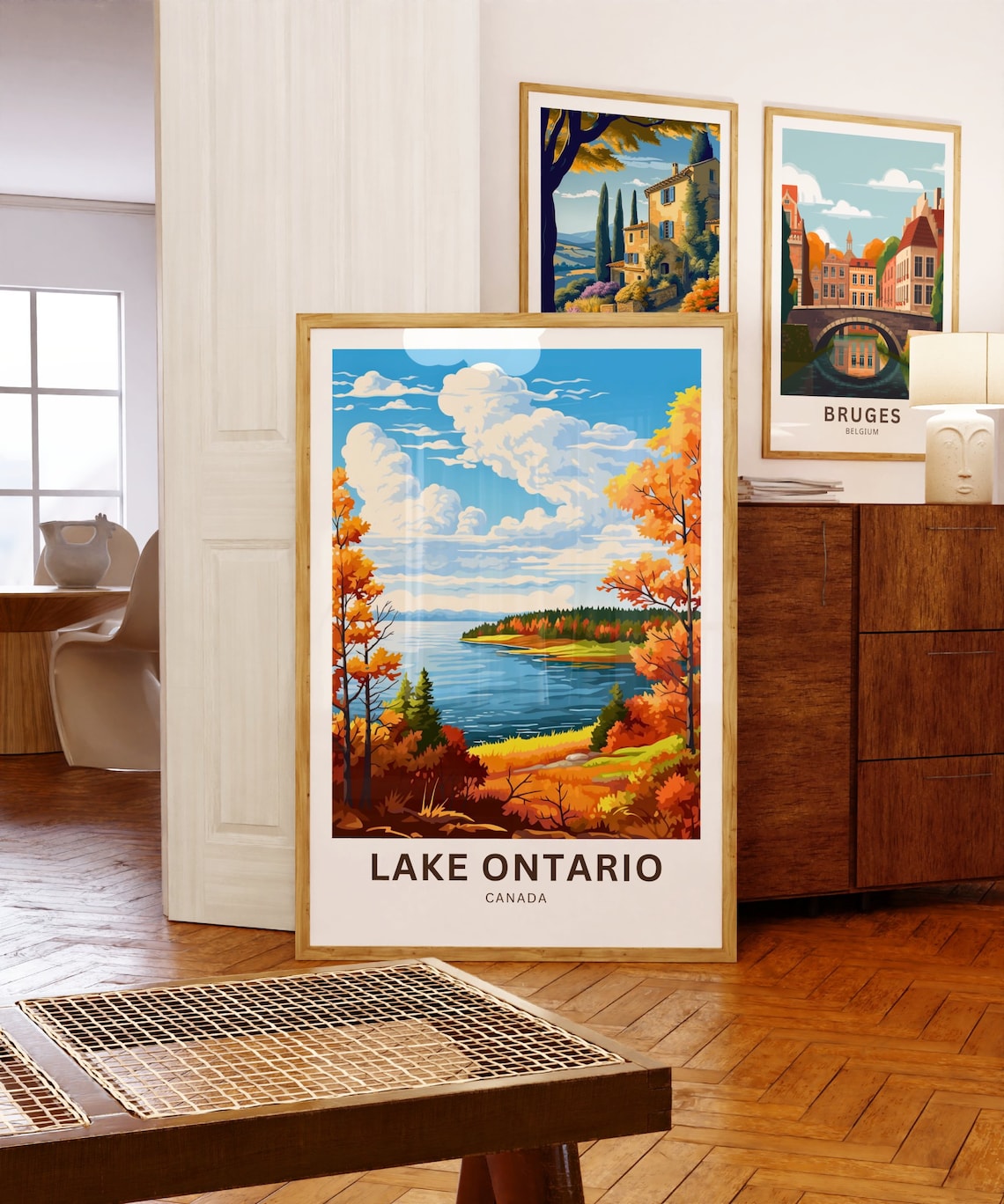 Personalized Lake Ontario Travel Poster, Canada Wall Art - Image 5