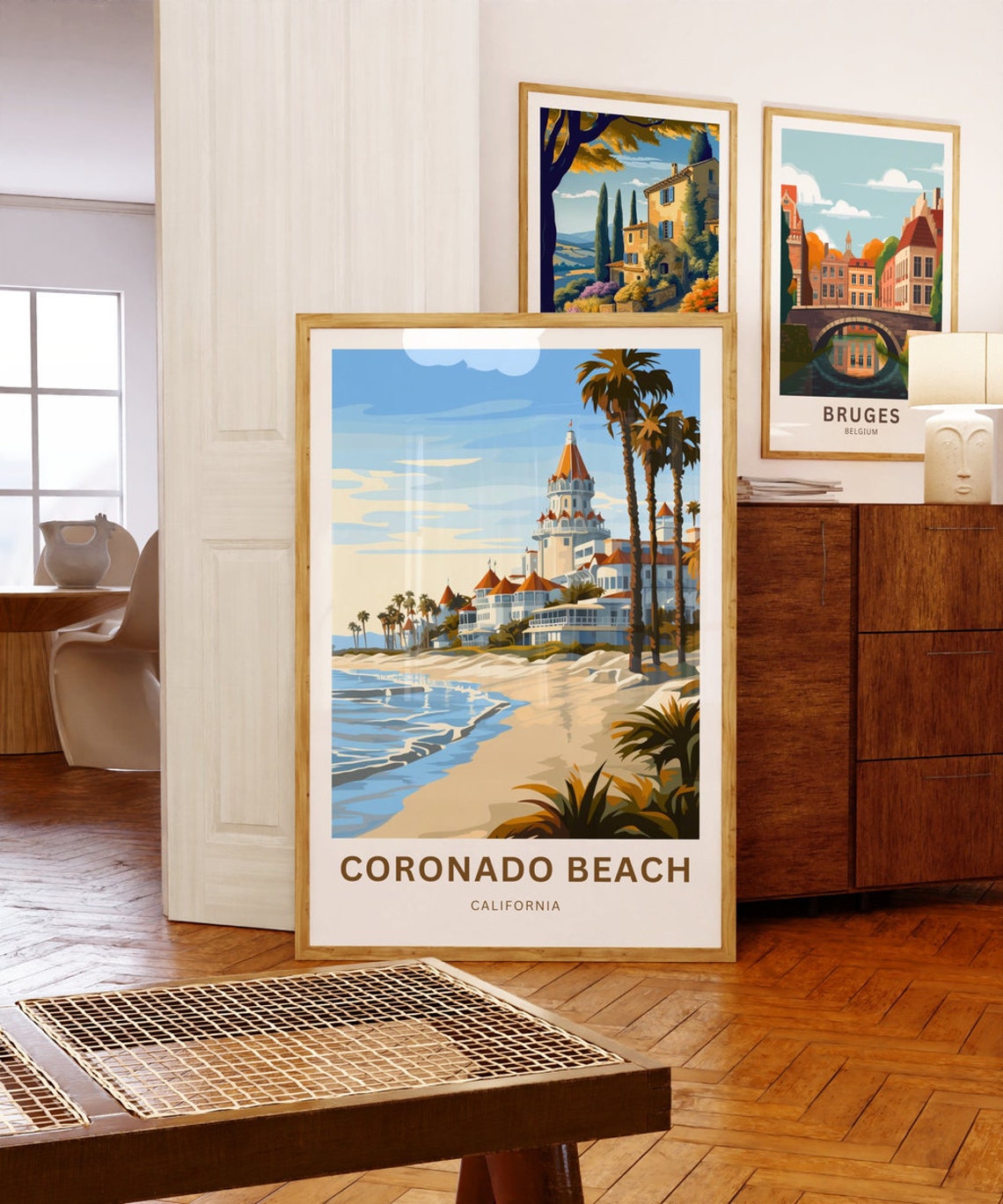 Personalized Coronado Beach California Resort Custom Travel Poster - Image 5