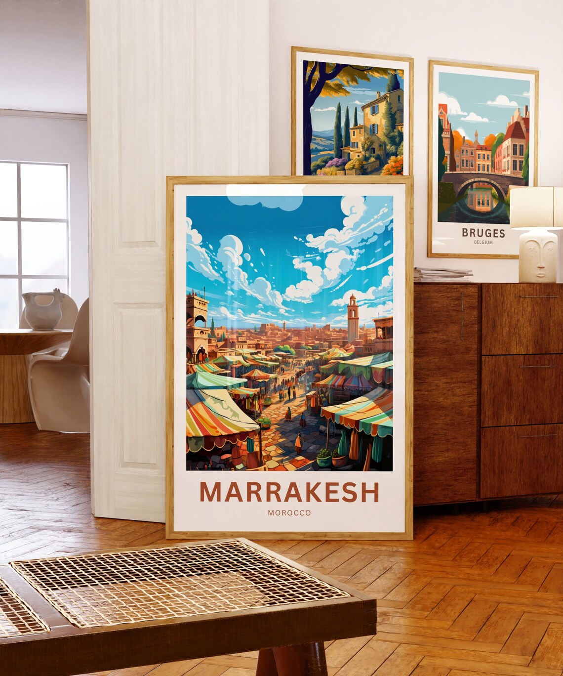 Personalized Marrakesh Travel Poster, Morocco - Image 5